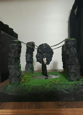 Warcraft Ork Ayin alanı diorama