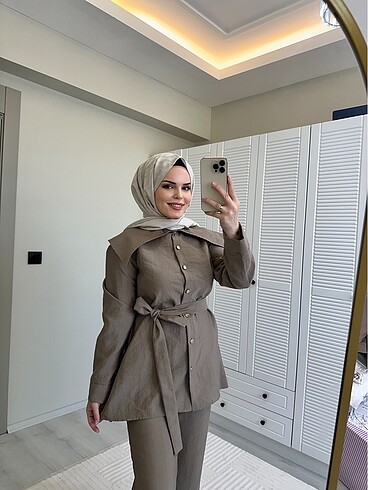 Tesettür Takım (bej)