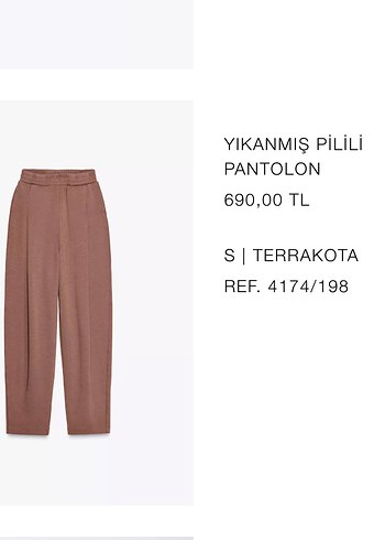 Zara pantolon