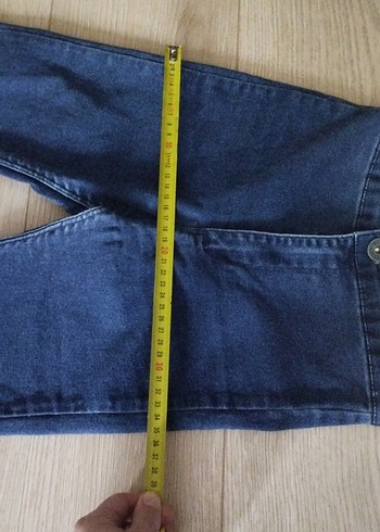 Lacivert Elastik Denim Pantolon - Görsel 4