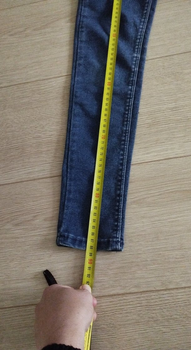 Lacivert Elastik Denim Pantolon - Görsel 5