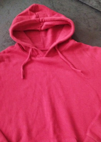 Kırmızı Kapüşonlu Çocuk Sweatshirt - Görsel 3