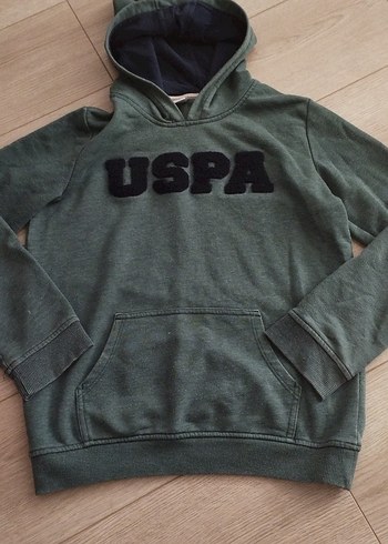 Çocuk USPA Kapüşonlu Sweatshirt - Görsel 3