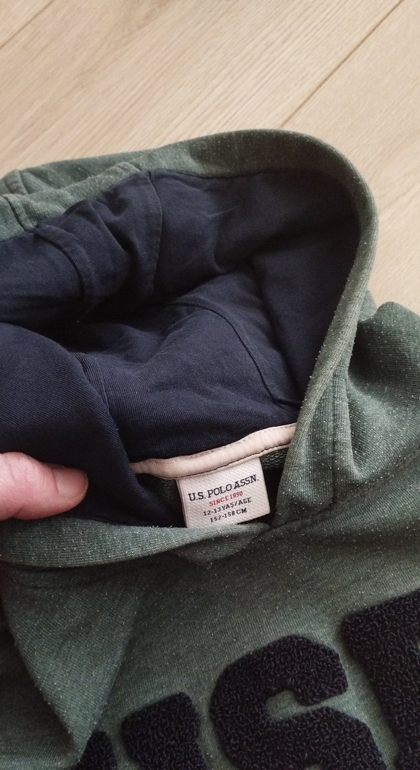 Çocuk USPA Kapüşonlu Sweatshirt - Görsel 2