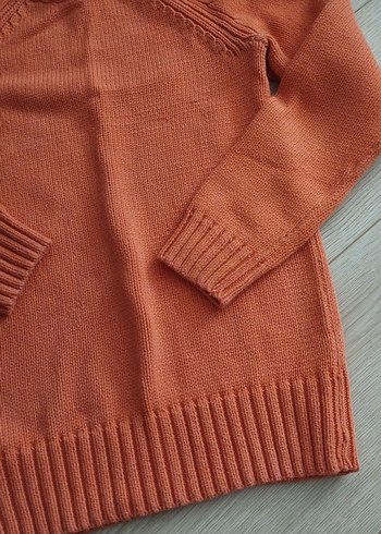 Kadın  Triko Bisiklet Yaka Kazak - Görsel 3