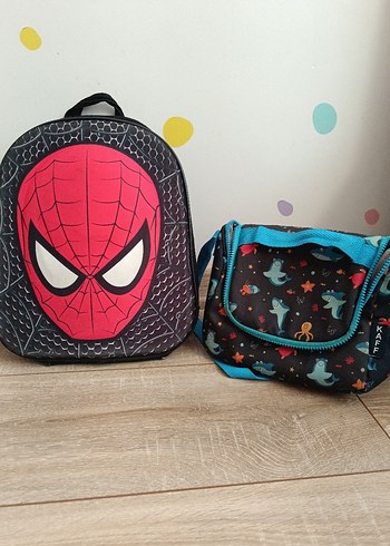 Renkli Spiderman Çocuk Sırt Çantası