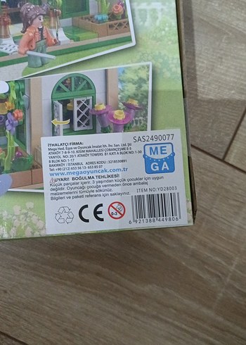 Beden Renk Renkli Yeşil Lego Bahçıvan Seti 3+ Yaş