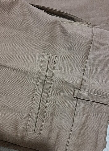 40 Beden camel Renk Zara Kumaş pantolon