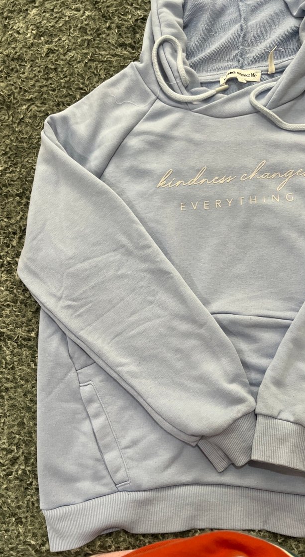 Bebe mavisiKapüşonlu Kadın Sweatshirt - Görsel 3