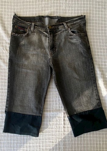 Y2k vintage dolce & gabbana kapri kot pantolon
