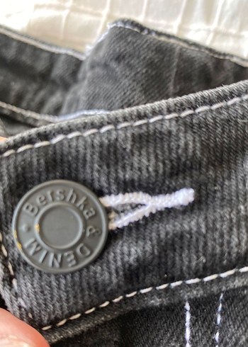 Bershka Bershka baggy bol siyah kot pantolon