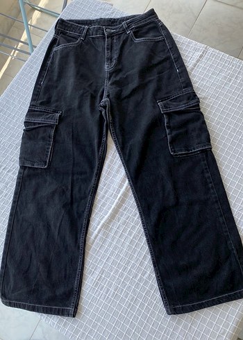 Bershka baggy bol siyah kot pantolon