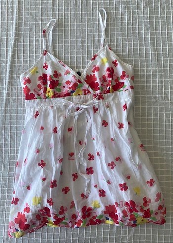 m Beden beyaz Renk Y2k fairycore coquette vintage çiçekli bluz
