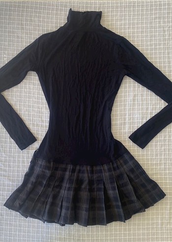 American Vintage Y2k vintage goth grunge body ekose etek elbise