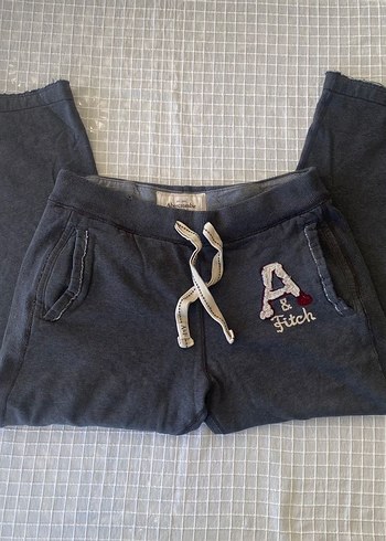 Abercrombie & Fitch y2k gri kalın eşofman altı