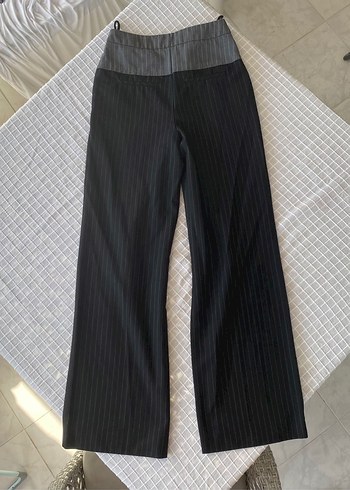 İpekyol siyah gri kumaş pantolon - Görsel 2