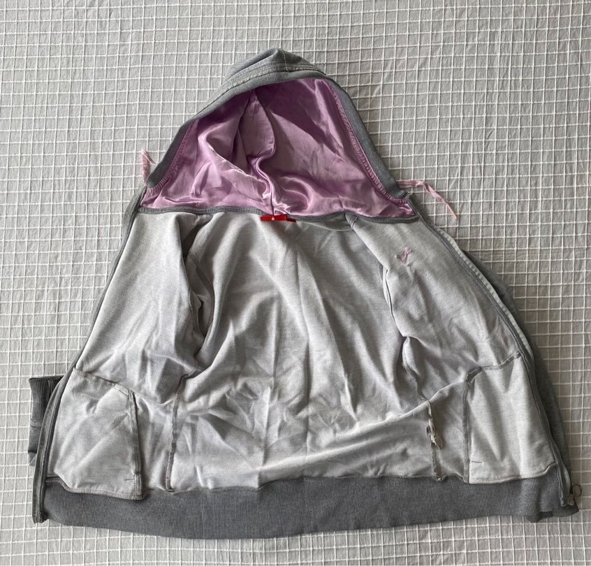 Puma lolita y2k vintage gri spor hırka ceket - Görsel 3