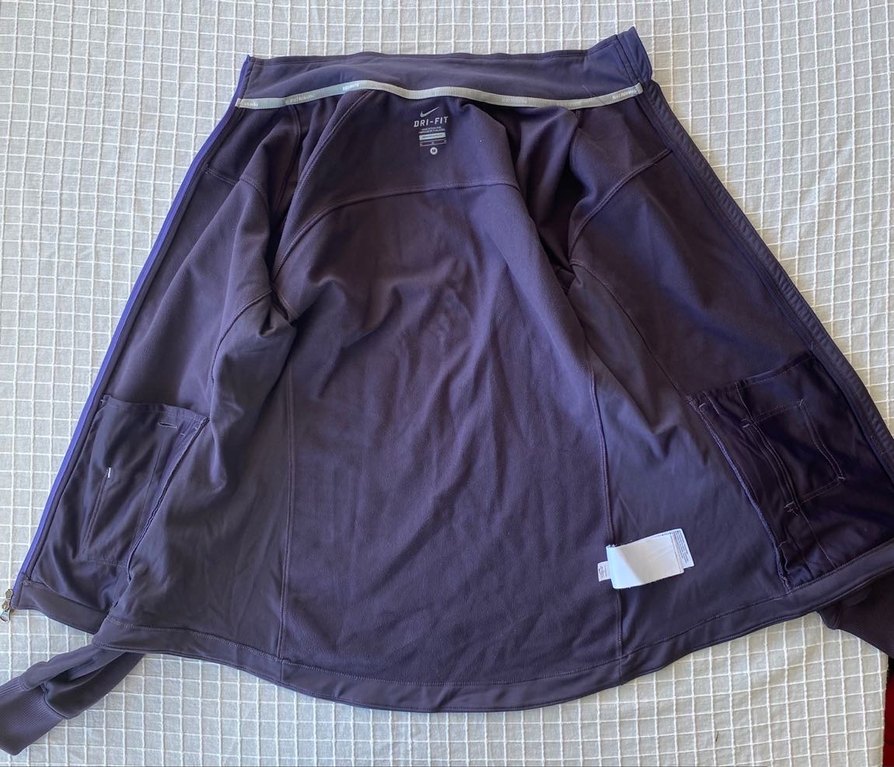 Nike dri-fit mor spor hırka zip ceket - Görsel 5