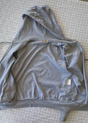 Ed hardy y2k vintage gri hırka zip ceket sweatshirt hoodie - Görsel 6