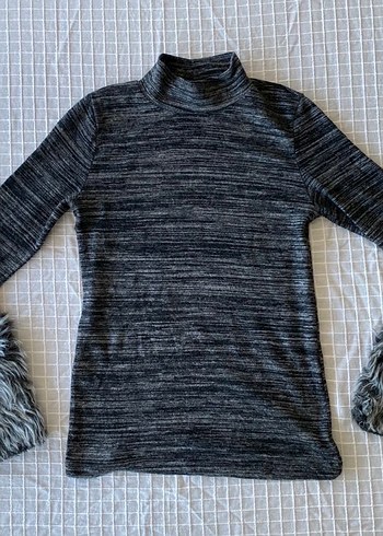 Fur y2k vintage baddie kazak bluz - Görsel 4