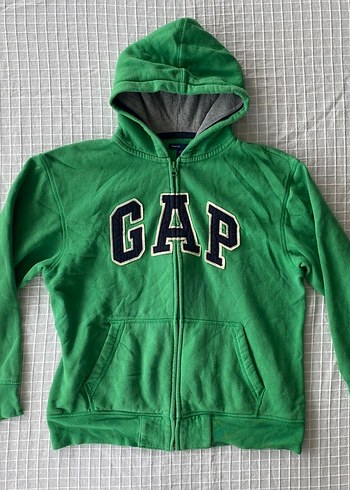 Gap y2k vintage yeşil hırka sweatshirt ceket - Görsel 3