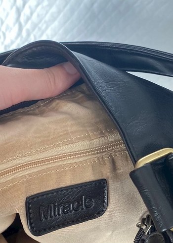 Y2k vintage downtown acı kahverengi orjinal deri çanta - Görsel 7