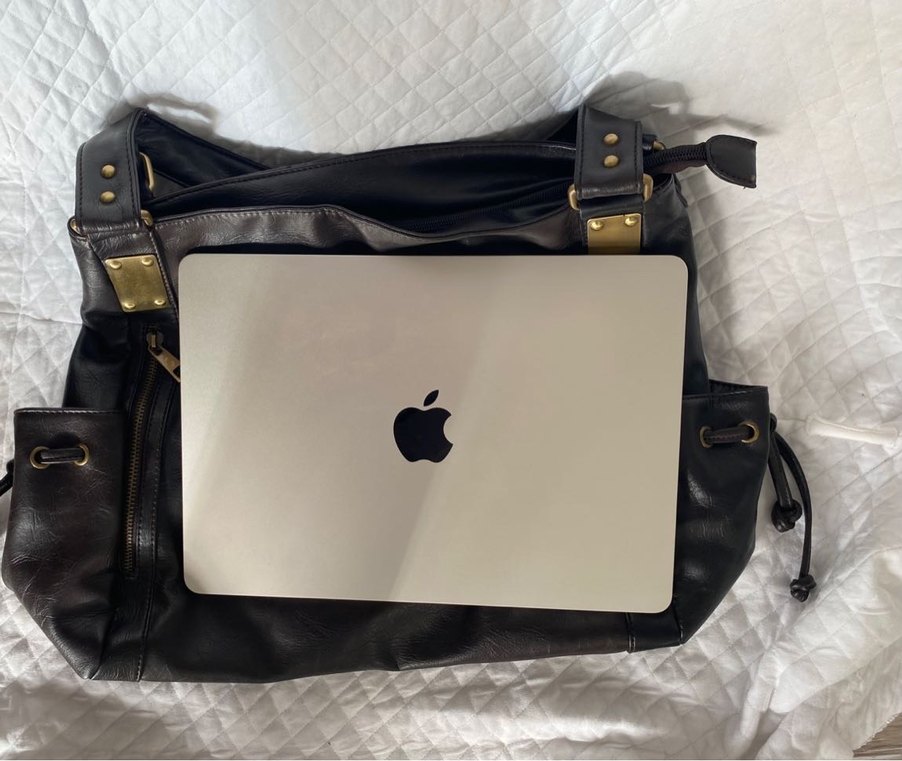 Y2k vintage downtown acı kahverengi orjinal deri çanta - Görsel 5