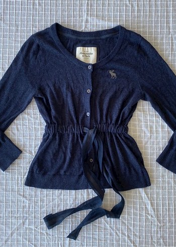 Abercrombie & Fitch y2k vintage downtown lacivert hırka - Görsel 6