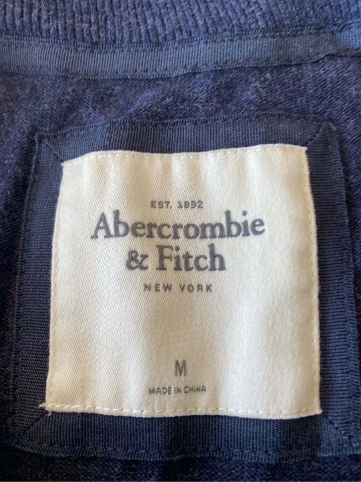 Abercrombie & Fitch y2k vintage downtown lacivert hırka - Görsel 3