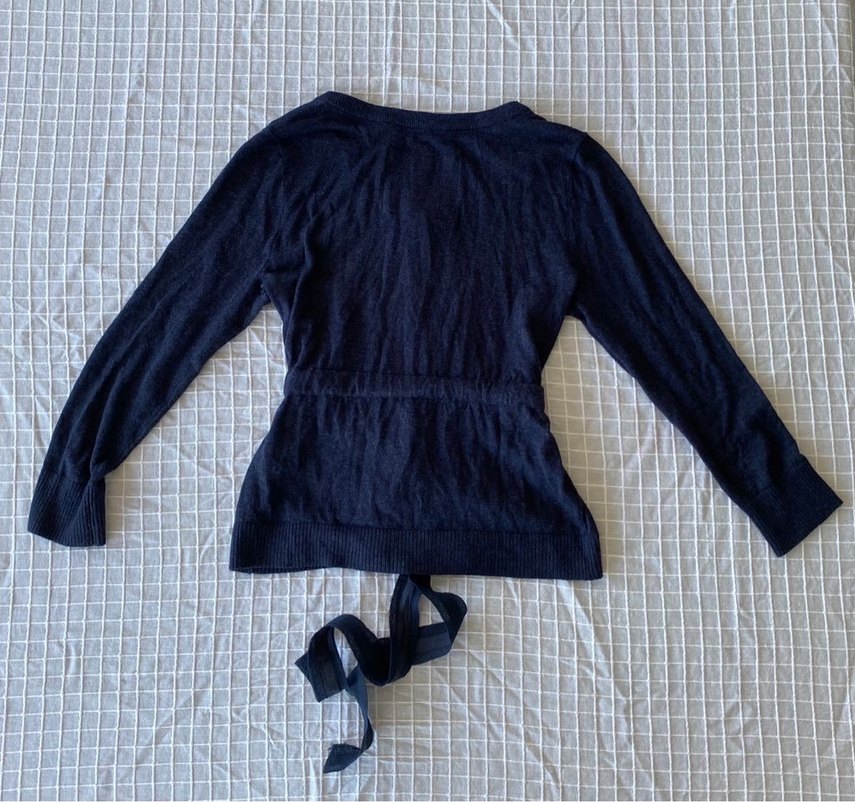 Abercrombie & Fitch y2k vintage downtown lacivert hırka - Görsel 5