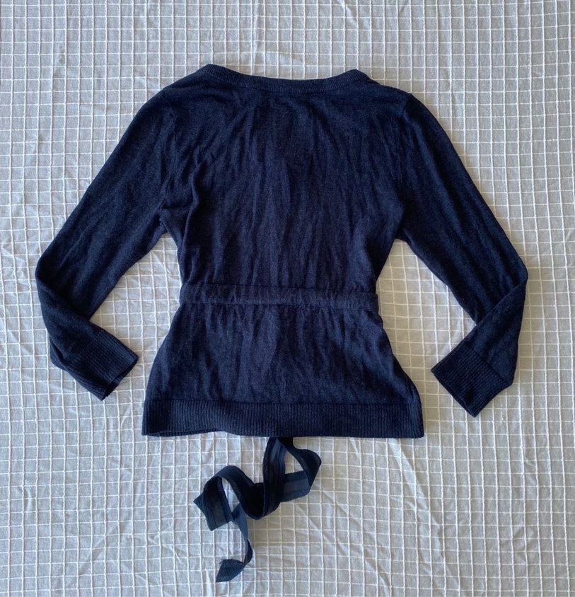 Abercrombie & Fitch y2k vintage downtown lacivert hırka - Görsel 2