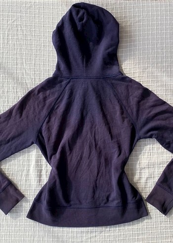 Gap lacivert orijinal zip kapüşonlu hırka ceket sweatshirt - Görsel 2