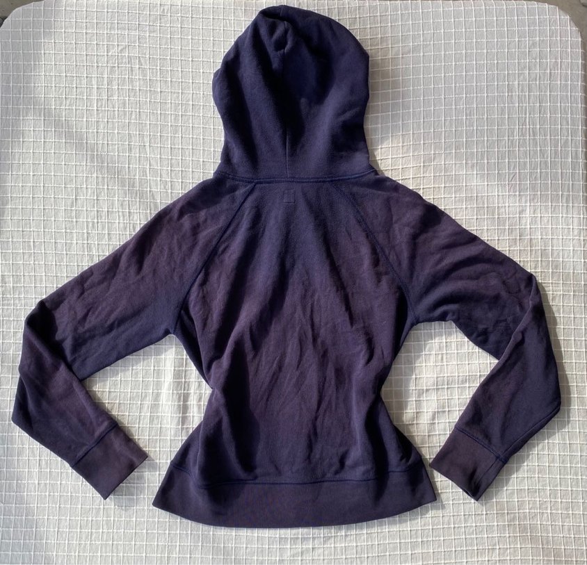 Gap lacivert orijinal zip kapüşonlu hırka ceket sweatshirt - Görsel 2