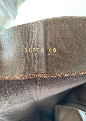 Y2k vintage western kovboy bohem kahverengi taba deri çizme - Görsel 6