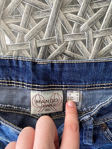 Mango Mango y2k vintage süper mini şort