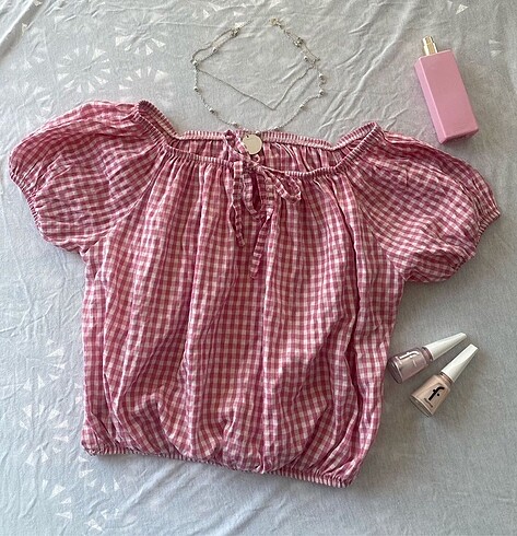 Coquette milkmaid lolita pembe bluz