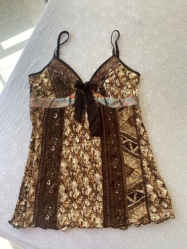 River island y2k vintage coquette bluz