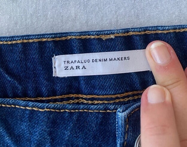 xs Beden Zara mini kot şort y2k vintage