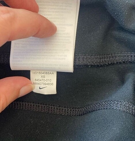 xs Beden Nike siyah dri-fit kısa spor şortu
