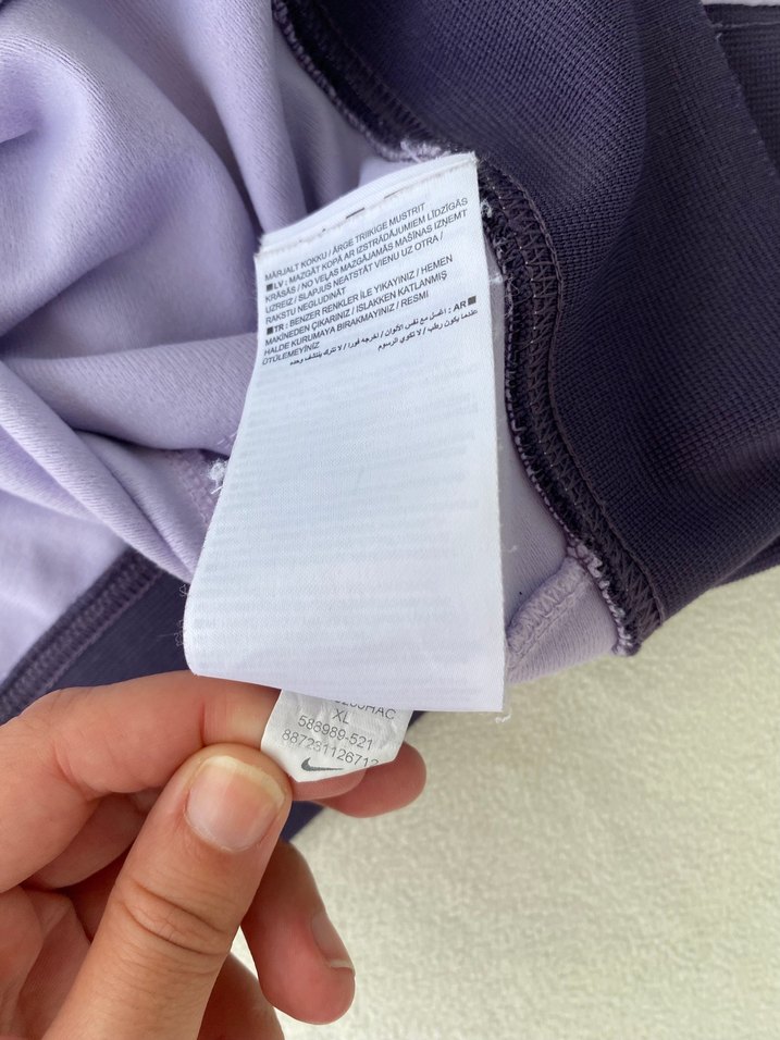 Nike y2k vintage mor lila spor ceket — görsel 6/9