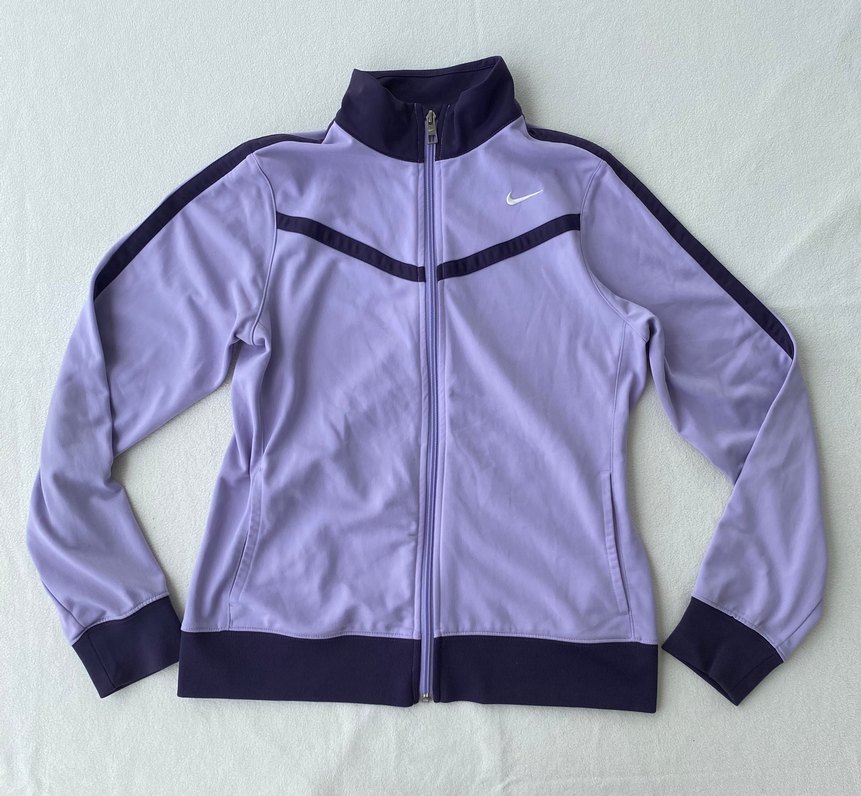 Nike y2k vintage mor lila spor ceket — görsel 3/9