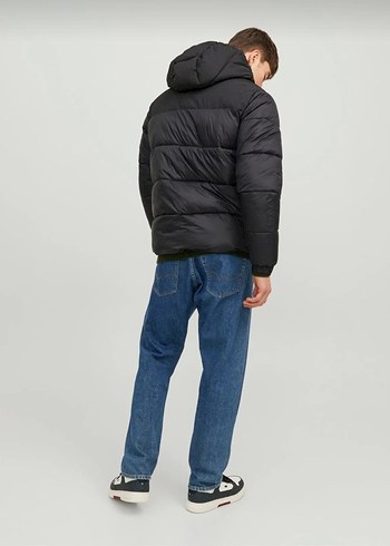 Jack Jones Rüzgar Geçirmez Kapüşonlu Puffer Mont - Görsel 5