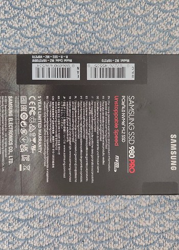 Samsung Samsung 980 PRO 2TB PCIe 4.0 NVMe SSD