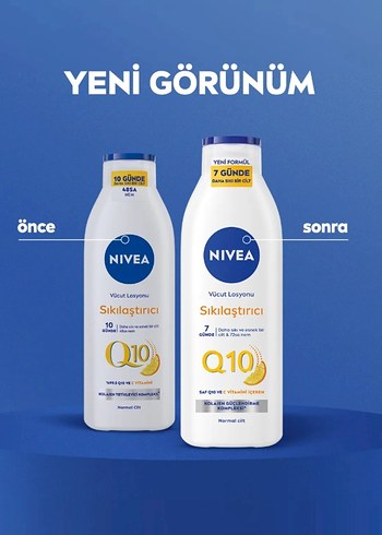 Nivea Q10 Sıkılaştırıcı Vücut Losyonu 7 Gün