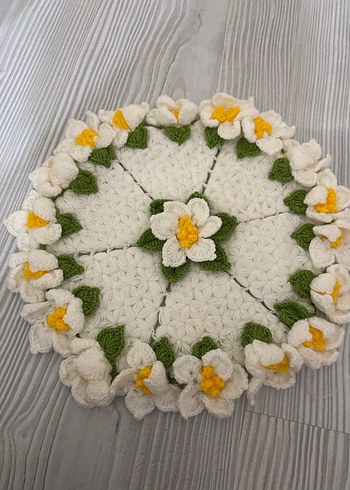 Renkli Detaylı Beyaz Banyo Süngeri - Görsel 2