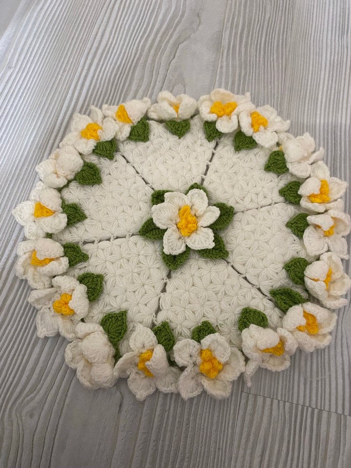 Renkli Detaylı Beyaz Banyo Süngeri - Görsel 2