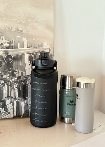 Çocuklar için Siyah Termos Matara - Görsel 2