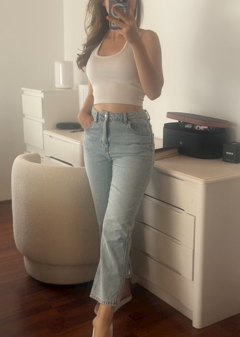 Mavi Pastel Normal Boy Kadın Jean