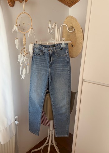 Mavi Jeans Dar Kesim Midi Kot Pantolon