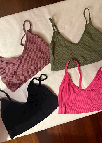 Kadın Mini Atlet Bralet üç Renkli